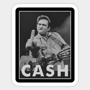 Cool Johnny Cash | Vintage Sticker